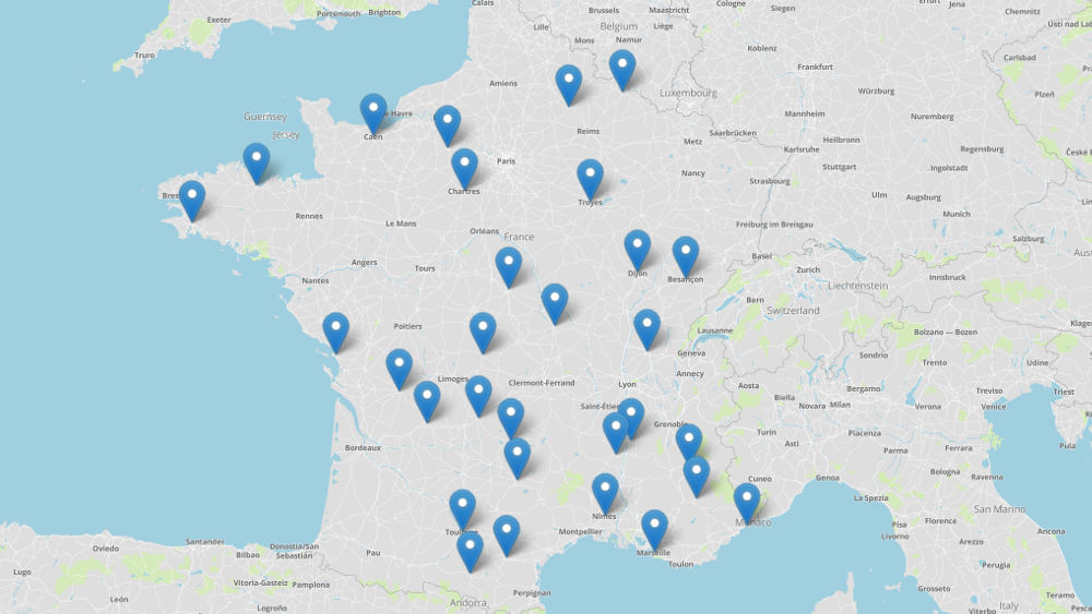 Sectorize points into zones by their GPS coordinates